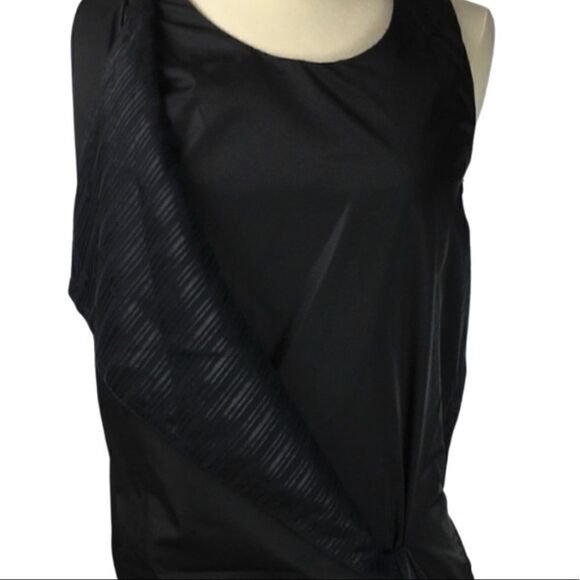 Balenciaga Black Label Runway Silk Asymmetric Tuxedo High Fashion Couture Mini - Picture 10 of 16